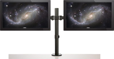 Mbajtës tavoline për dy monitorë StarTech, VESA 32", krah artikulues, i zi