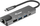 Adaptor USB C Equip 133489 5 në 1, HDMI, Gigabit LAN, 100W USB PD, gri