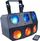 Efekt drite LIGHT4ME Six Eye Beam, 6 lente, LED RGBW, i zi