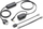 Kabllo Plantronics APA-24, e zezë 