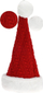 Kapelë Santa Claus Deluxe, 30x40cm, e kuqe