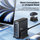 Karikues tavoline Tech-Protect DC140W-GaN, 140W, 5 porta USB, i zi