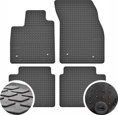 Tapeta gome për dysheme makine Ford Focus MK4, set 4 copë, të zeza