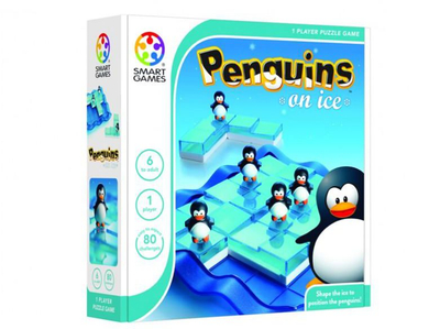 Логичка игра Smart Games Penguins on Ice, 100 предизвици, 6+ години