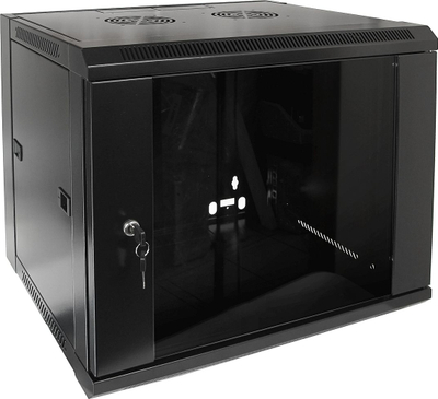 Kabinet rrjeti Eprado R19-9U/450, 9U, 19", i zi
