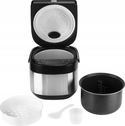 Tenxhere multifunksionale Gastroback Design Multicook Pro 8 in 1, 5L, 700W, argjendtë e zezë