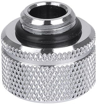 Adapter kompresioni Thermaltake Pacific G1/4, për tuba PETG 16mm, krom