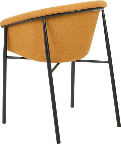 Set karrigesh ngrënieje Beliani Ames, 2 copë, tekstil, portokalli