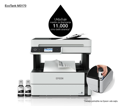 Bojë printeri Epson EcoTank, shishe BK, e zezë