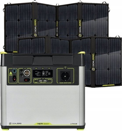 Stacion energjie portabel Goal Zero Yeti 3000X, inverter 2000W, bateri litium, gri