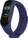 Rrip sport Devia Deluxe për Xiaomi Mi Band 3 4, silikon, blu navy
