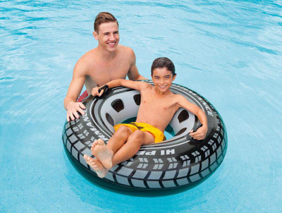 Rreth notues Intex Tire Tube, 114 cm, me doreza, i zi
