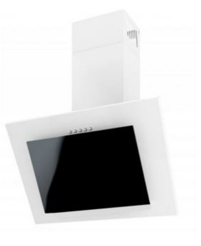 Aspirator muri vertikal Maan Vertical P2, 60 cm, ndriçim LED, bardh e zi