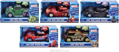 Makina lodër Simba Light Hero Marvel, 1:32, me drita dhe tinguj, multi