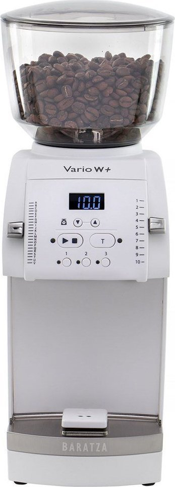 Mulli kafeje Baratza Vario W+, automatik, burr çeliku, i bardhë