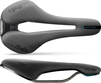 Shalë biçiklete Selle Italia Flite Boost Gravel Large, TI 316, e zezë