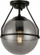 Llampë tavani GTV Decor DROP 7165, 1xE27 25W, diametër 21 cm, e zezë