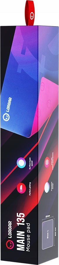 Mousepad Prestigio Main 135, 500x420mm, 3mm, lejla