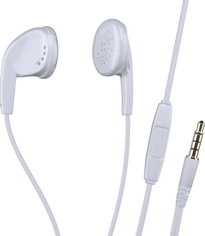 Жични слушалки PureBuds, 3.5 мм, микрофон, бели