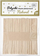 Shkopinj druri për art Interdruk Natural Sticks, 113x10mm, set me 50 copë, ngjyrë natyrale