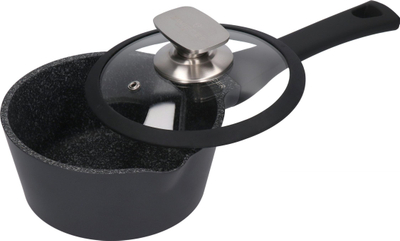 Tenxhere Zwieger Black Stone, 16 cm, 1 L, e zezë