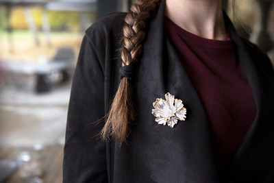 JwL Luxury Pearls Цветна Брошка JL0573