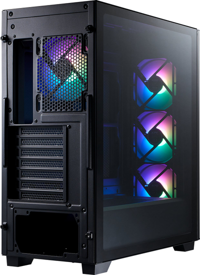 Kutia e kompjuterit XPG LANDER 500, ATX MATX Mini ITX, 4 flladitëse ARGB 120 mm, e zezë
