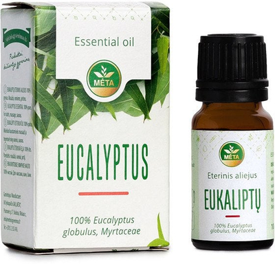 Vaj esencial MĖTA Eucalyptus, 100% natyral, 10ml, transparent