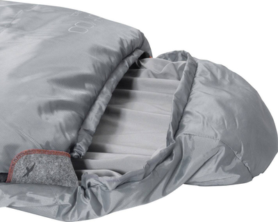 Qese gjumi Easy Camp Orbit 100 Compact, verë, formë mummy, gri