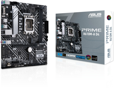 Pllakë amë ASUS PRIME H610M-A D4 (DDR4) - Intel H610