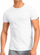 Set me bluza për burra Puma Basic Crew Tee, 2 copë, pambuk, të bardha