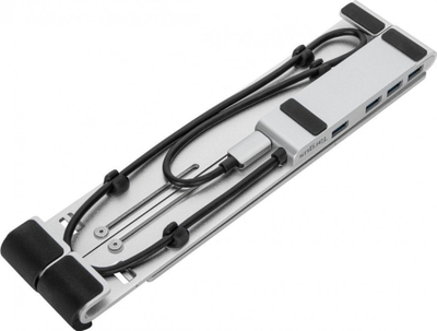 Mbajtëse laptopi Targus Portable Laptop Stand, me USB hub, alumini, gri