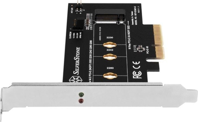 Adapter PCIe SilverStone SST-ECM21-E, M.2 NVMe M-key, PCIe 3.0 x4, i zi