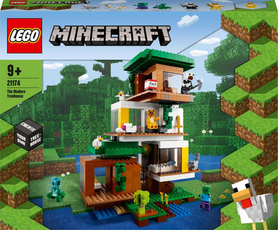 Lodër LEGO Minecraft Modern Treehouse