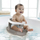Karrige banjoje për bebe Dolu Baby Bath Seat, me kupa thithëse, për 6 muaj+, gri