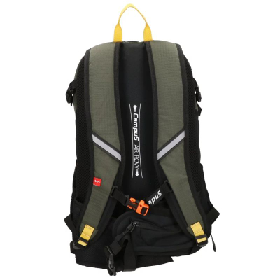 Çantë shpine Campus Mullaco Backpack 30L CU0708321235, 30L, me mbulesë shiu, e zezë