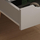 Komodinë anësore Dinkl 29,7×29,7×45 Hcm (HM2472.05), gri