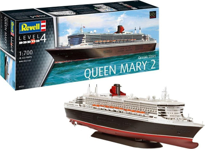 Model anije Revell Queen Mary 2 RV05231, shkalla 1:700, plastik, i papikturuar