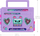 Set lojrash Polly Pocket Disco Dance Fashion Reveal, mini skenë vallzimi, kukull 7.5 cm, shumngjyrësh