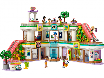 Set lodër LEGO Friends Heartlake City Shopping Mall, qendër tregtare loje, shumëfigurësh, shumëngjyrësh