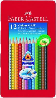 Set ngjyrash të drurit Faber-Castell Grip 2001, 12 copë