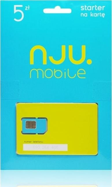 Kartë SIM Partner Tele.com NJU MOBILE 4, starter, parapagese