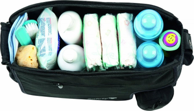 Торба за пелени Safety 1st Mod'Bag, со практични прегради, со термоизолиран џеб, црна