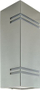 Aplike muri e jashtme IDEUS KELER 0186, 2xGU10, IP54, inoks