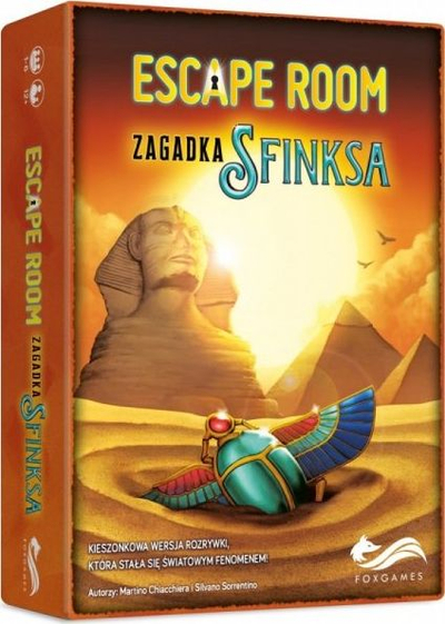 Lojë tavoline FoxGames Escape Room The Sphinx's Riddle, lojë me bashkëpunim, me mister