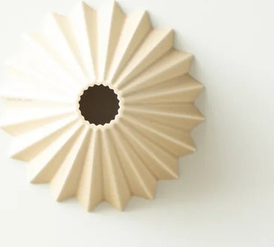 Dripper kafe Origami S, porcelan, 1–2 filxhan, i bardhë