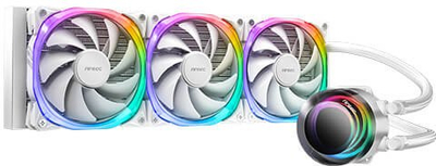 Ftohës uji procesori Antec Vortex 360, radiator 360mm, ARGB, i bardhë