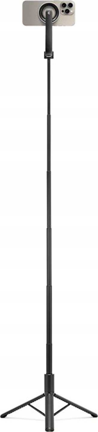 Селфи стап со статив Spigen MagSafe Tripod Selfie Stick Longer Version, продолжена верзија, за iPhone, црн