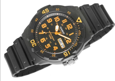 Orë dore Casio Collection MRW-200H-4BVDF, analoge, sportive, e kuqe