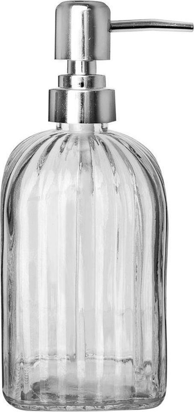Dispenser detergjenti edhe sapuni Easy Refill, për tu vu te lavamani, plastikë, gri
